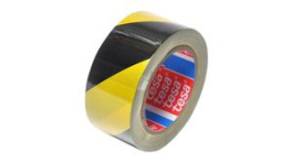 60760-00087-15, Floor Marking Tape, 50mm x 33m, Black / Yellow, Tesa
