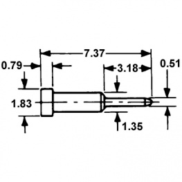 PIN-001-95 [100 шт], DIL socket 1 PU=100 ST, E-Tec HAPP