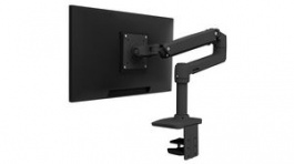 45-241-224, Desk Mount LCD Monitor Arm, 34", 100x100/75x75, 11.3kg, Black, Ergotron