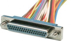 E100RN15P-4E6AB, Micro-D male connector 15P, Amphenol