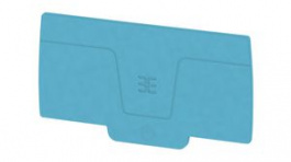 2490390000, End Plate, Blue, Weidmuller