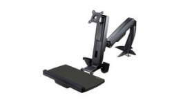 ARMSTSCP1, Desk Mount Monitor Arm with Keyboard Tray, 75x75/100x100, 8kg, StarTech.com