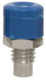 2,6MM BLAU ZWERG-BUCHSE, Panel Socket, blue, Donau