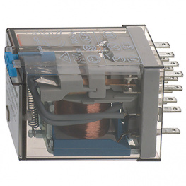 55.33.9.012.0010, Industrial relay 12 VDC 140 Ohm 1 W, FINDER