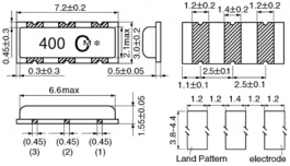 CSTCC8M00G53-R0, Резонатор: керамический; 8МГц; SMD; 7,2x3x1,55мм; ±0,5%; -20?80°C, Murata