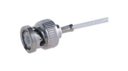 11 BNC-75-4-6/133 NE, RF Connector, BNC, Brass, Plug, Straight, 75Ohm, Crimp Terminal, Huber+Suhner