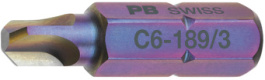 C6-189/1, Tri-Wing bit 25 mm 1, PB Swiss Tools