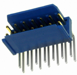 76383-307LF, Pin header, Dubox 2x7-pin 90deg 2x7P, FCI (Amphenol FCI, AFCI))