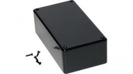 1591DSBK, Multipurpose GPABS Enclosure, 81 x 150 x 46 mm, Black, ABS, IP54, Hammond