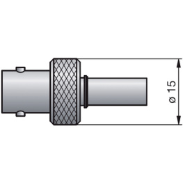 51K107-106N5, Cable socket BNC straight BNC 50 Ohm, Rosenberger connectors