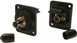 CP30218M3B, Разъем: световодный; проходник; ST, с обеих сторон; Мат-л: металл, Cliff