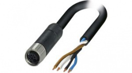 1425033, Power Cable M12 Socket - Bare End 1.5m 12A 63V, Phoenix Contact