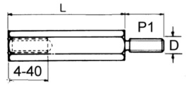 SUB-DAC 4.40, Spacer bolt 5 mm, S.A Bourqui Jean