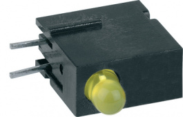 1801.7031, LED; в корпусе; желтый; 2,8мм; Кол-во диод: 1; 20мА; 60°; 10?20мкд, Mentor