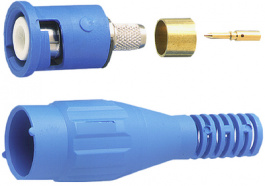 XBS-58-22, Cable connector, BNC 50 Ohm red, Staubli (former Multi-Contact )