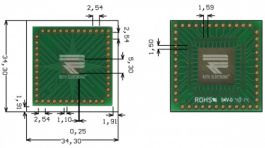 RE934-01E, Prototyping board FR4 Epoxide + chem. Au, Roth Elektronik