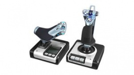 945-000006, Gaming Flight Control System Joystick, G Saitek X52 PRO, Logitech
