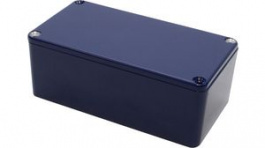 1590BSCB, Diecast Stomp Box, Aluminium, Blue, 60 x 112 x 38 mm, Hammond