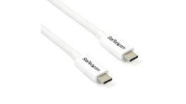 TBLT3MM2MW, USB Cable Thunderbolt 3 Plug - Thunderbolt 3 Plug 2m White, StarTech
