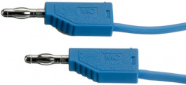 LK410-X 075CM BLUE, Test lead diam. 4 mm Blue 75 cm 1 mm2 CAT I, Staubli (former Multi-Contact )