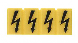 1609110000, Terminal Marker, Yellow, 5.1mm Pitch, Weidmuller