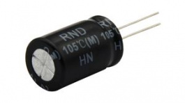 RND 150KHN063M100E11S, Radial Electrolytic Capacitor 10uF 20% 63VDC, RND Components