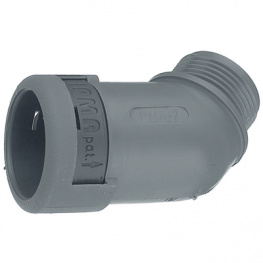 SVAV-M406GT, Conduit fittingNW36 M40 x 1.5 grey 45deg, PMA AG (Cable protection)