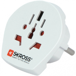 1.500208, Single travel adapter UK & Europe, SKross