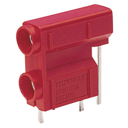 572-0100, Laboratory socket diam. 4 mm black, Deltron UK (DEM)