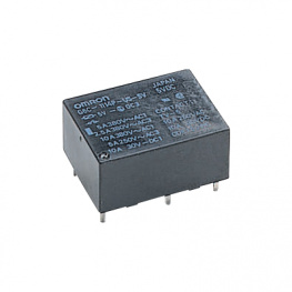 G6C-2114P-US-12V, PCB power relay 12 VDC 200 mW, Omron