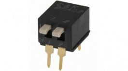BPA02B, Переключатель: DIP-SWITCH; Кол-во секций:2; OFF-ON; 0,025A/24ВDC, C & K