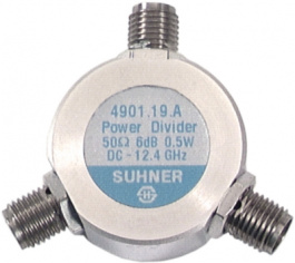 4901.19.A, Resistive Power Divider SMA 50 Ohm, Huber+Suhner
