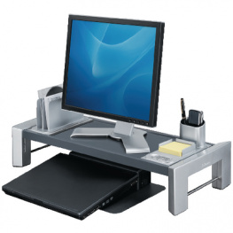 8037401, TFT/LCD workstation platinum graphite, Fellowes