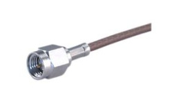 11_SMA-50-2-55/199_NE, RF Connector, SMA, Stainless Steel, Plug, Straight, 50Ohm, Solder Terminal, Crim, Huber+Suhner