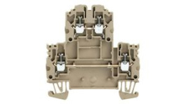 1041600000, Multi Tier Modular Terminal, 800V, 24A, 4 Poles, 2.5mm\x1a, Screw, Dark Beige, Weidmuller