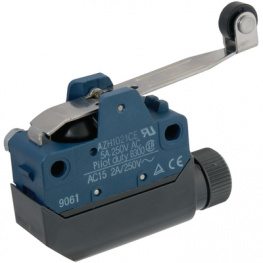 AZH1021CEJ, Limit Switch AZH 5 A Plunger Limit switch, short roller lever, plastic, screw te, Panasonic
