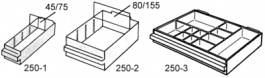 250-3, Drawer 240 x 320 x 50 mm 240 x 320 mm, Raaco