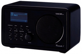 CONCERTO 7, WiFi Internet + DAB+ Radio black, Sailor