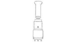 11TW8-5M, Toggle Switch, SPDT, Latched And Momenta, Honeywell