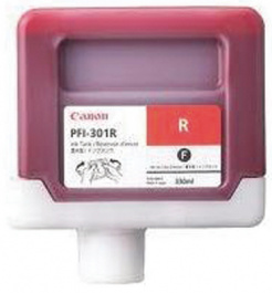 PFI-301R, Картридж с чернилами PFI-301R красный, CANON