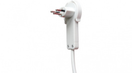 K224664, Mains Plug, T12, white, Elbro