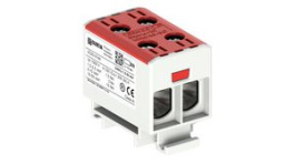 VC05-0146, Insulated Universal Connector, Screw, 2 Poles, 1kV, 320A, 1.5 ... 50mm², Grey / Red, OUNEVA