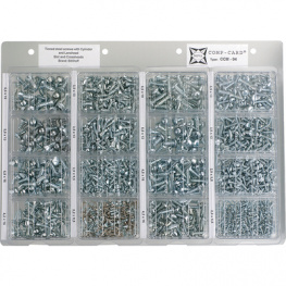 CCM-04, Steel/sheet metal screw assortment, NOVA Elektronik
