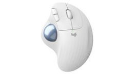 910-006438, Ergonomic Wireless Mouse For Business M575 2000dpi Optical White, Logitech