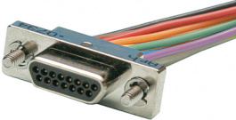 E100RN37P-4E6AB, Micro-D male connector 37P, Amphenol