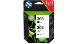 3YM92AE, Ink Cartridge 303 Black/Cyan, Magenta, Yellow, HP