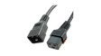 IL19-C20-H05-3150-200 IEC Power Lead H05VV-F IEC 60320 C20 IEC 60320 C13 2m