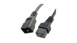 IL19-C20-H05-3150-200, IEC Power Lead H05VV-F IEC 60320 C20 IEC 60320 C13 2m, Schaffner