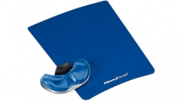 9180601, Health-V palm rest with Crystals mouse pad blue, Fellowes