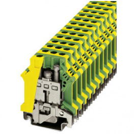 0443010, USLKG 16 ground terminal block, 0.5...10 mm2 82 a green-yellow, Phoenix Contact
